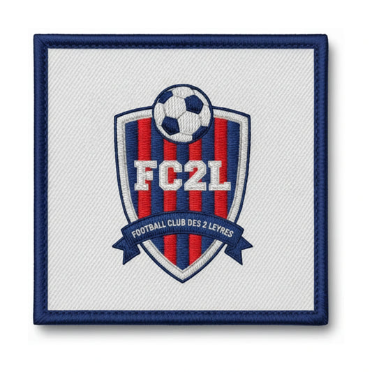 Patch brodé FOOTBALL CLUB DES 2 LEYRES Football logo