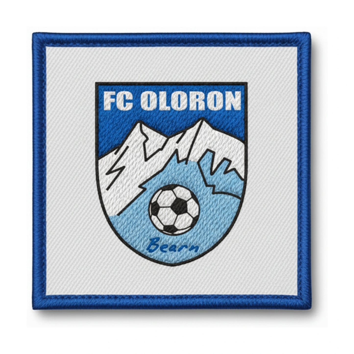 Patch brodé FC Oloron Bearn Football logo