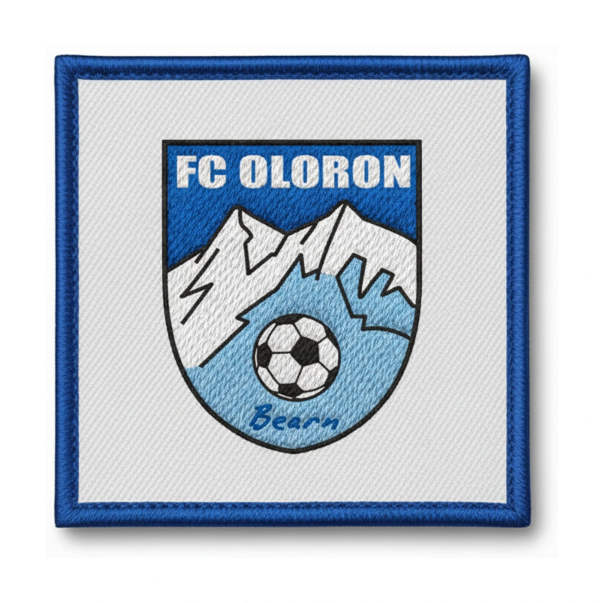 Patch brodé FC Oloron Bearn Football logo