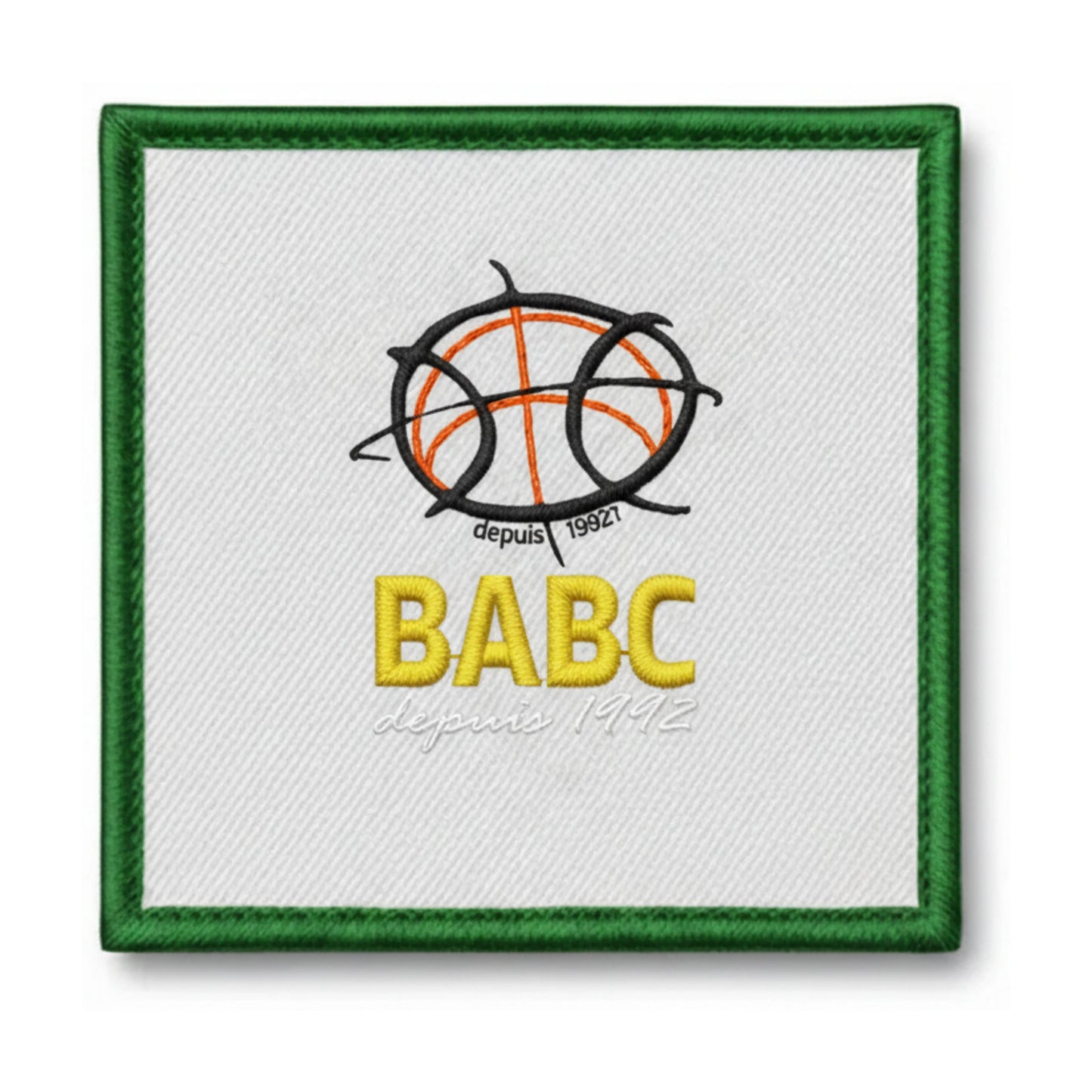 Patch brodé BAS Armagnac Basket Club Basketball logo