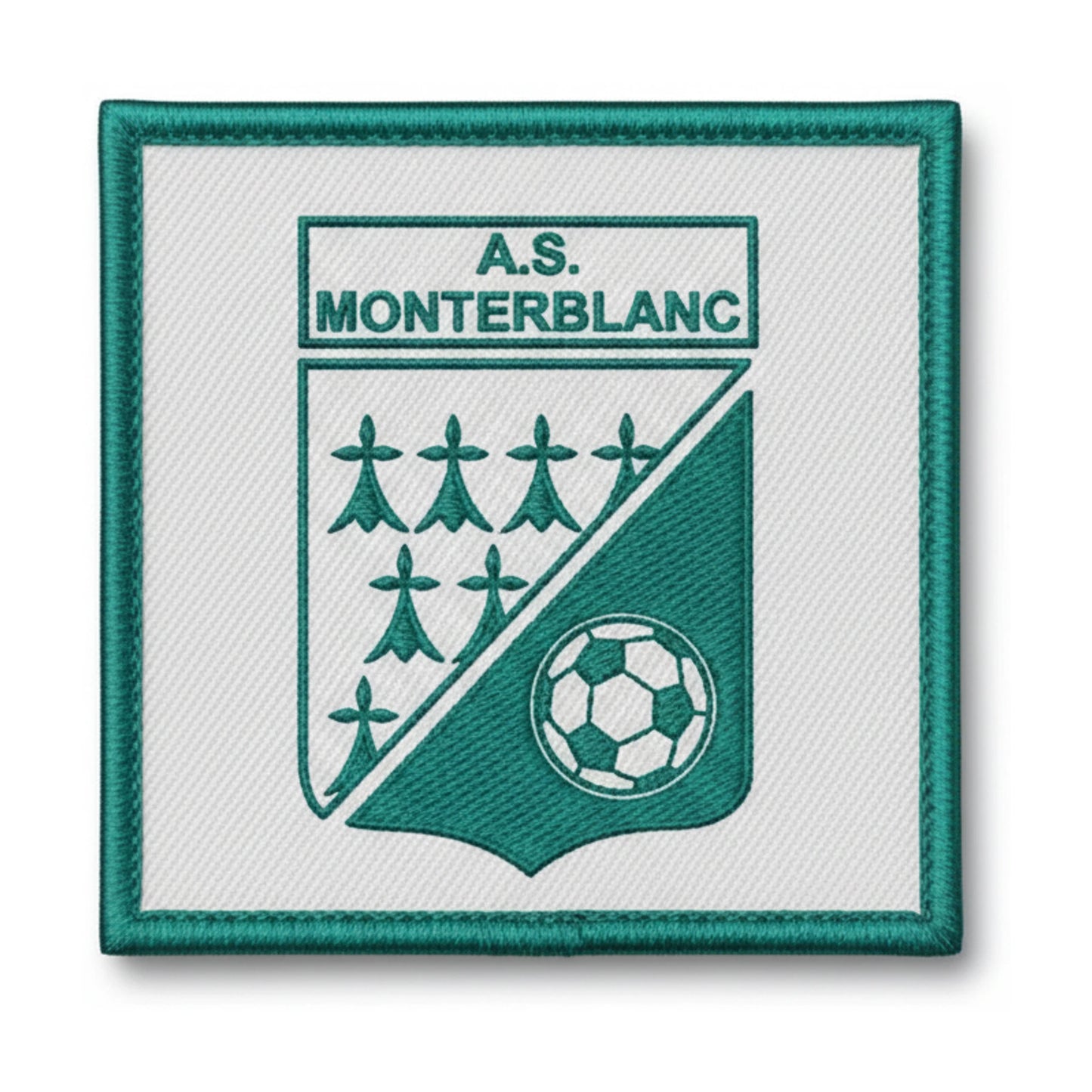 Patch brodé A.S. MONTERBLANC Football logo