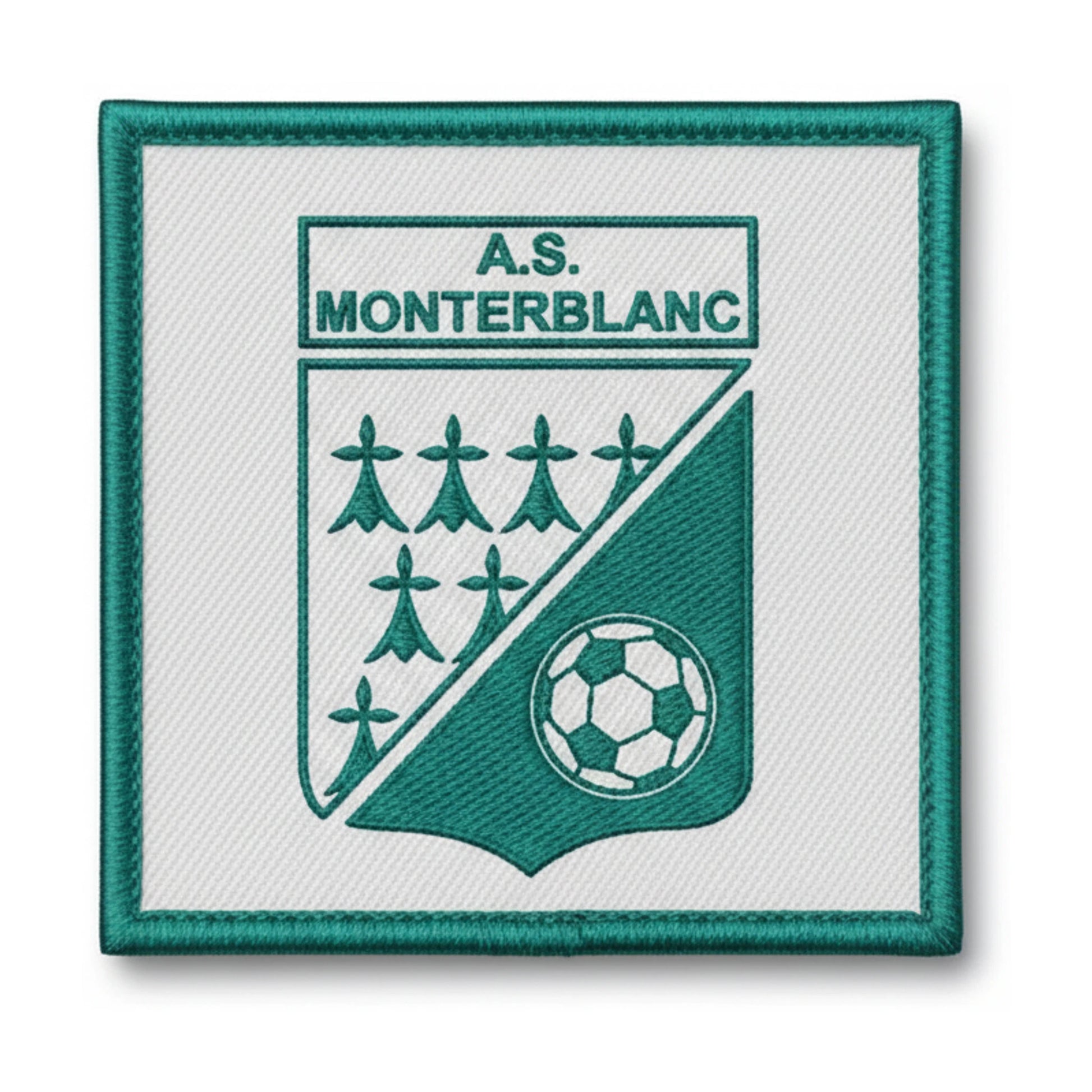 Patch brodé A.S. MONTERBLANC Football logo