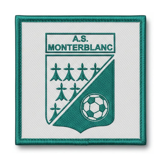 Patch brodé A.S. MONTERBLANC Football logo