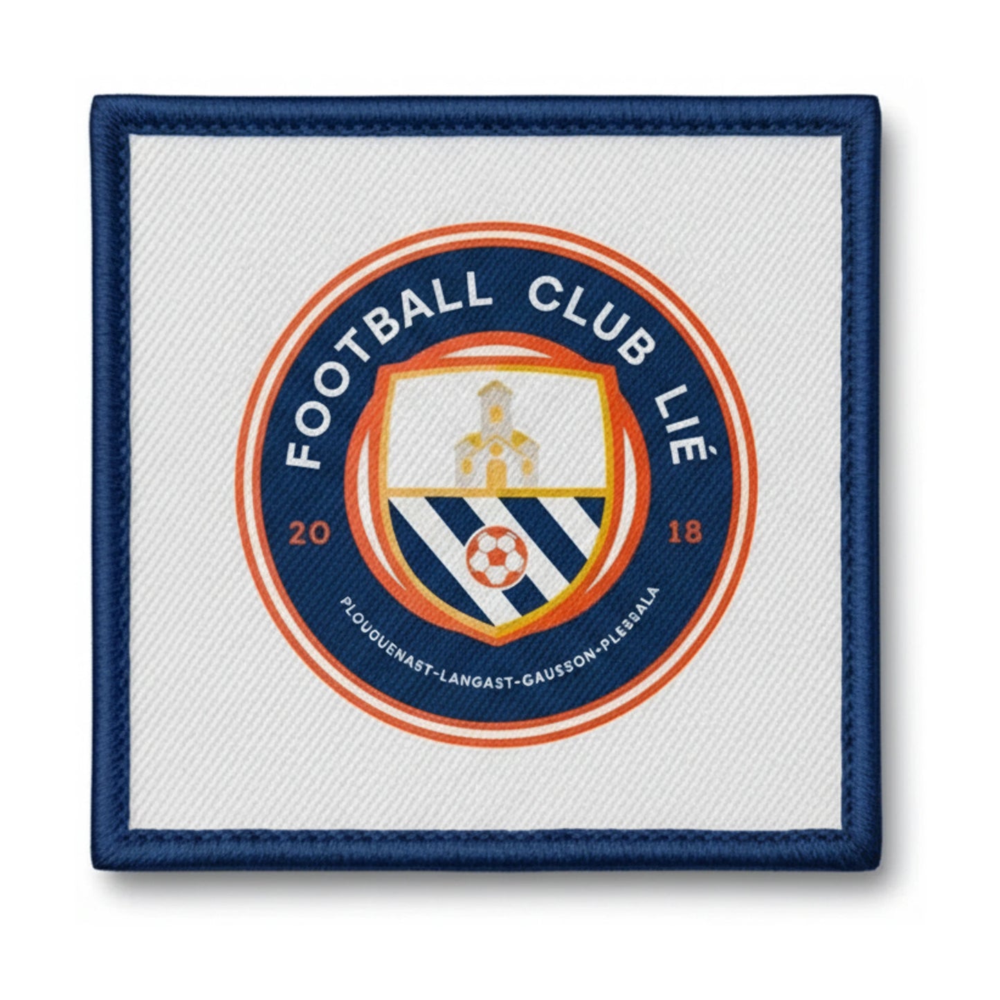 Patch brodé FC LIE PLOUGUENAST-LANGAST-PLESSALA-GAUSSON Football logo