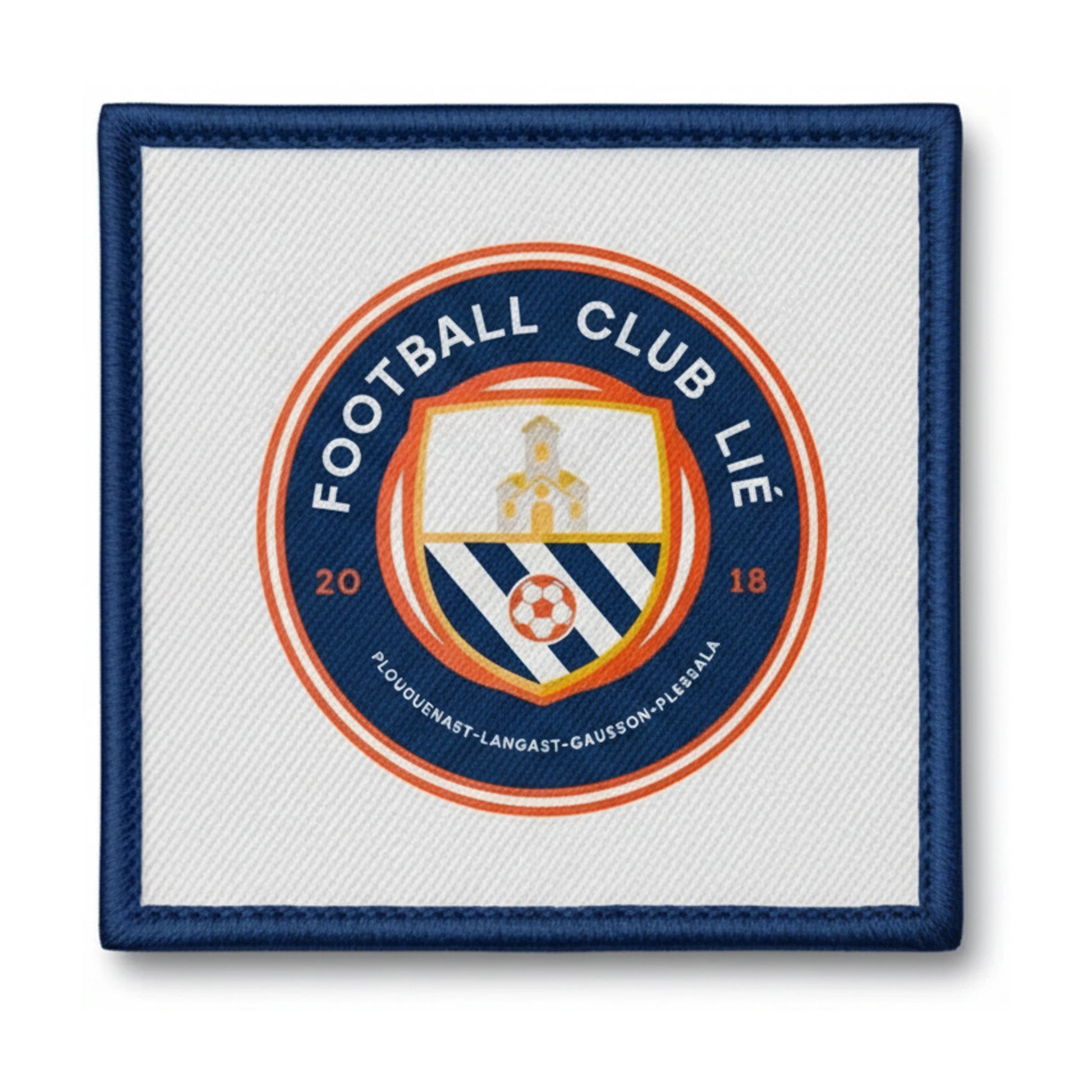 Patch brodé FC LIE PLOUGUENAST-LANGAST-PLESSALA-GAUSSON Football logo