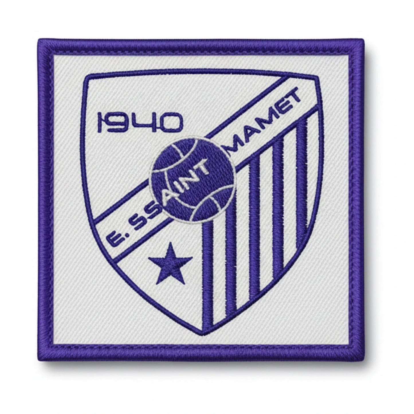 Patch brodé Et sur St Mamet Football logo