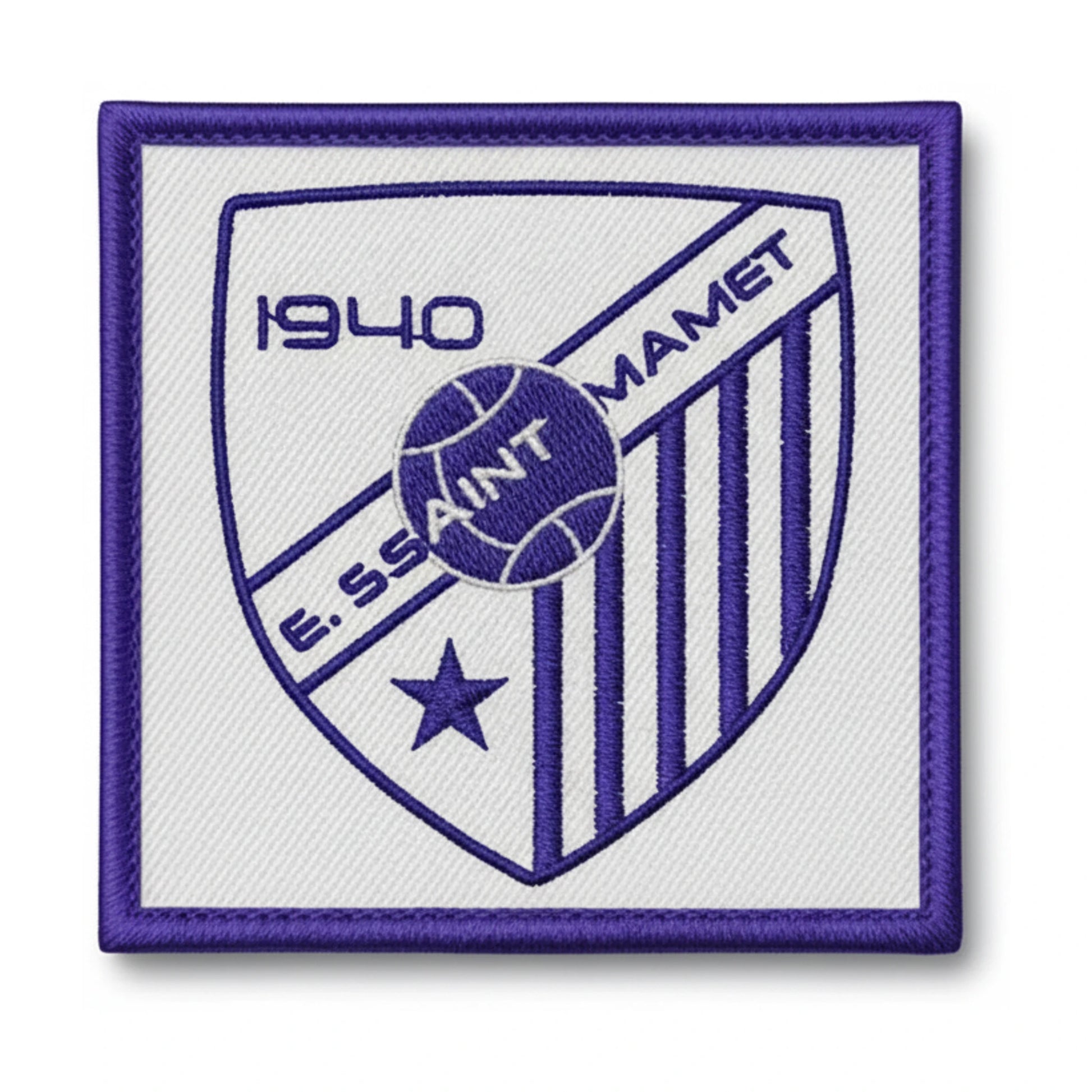 Patch brodé Et sur St Mamet Football logo