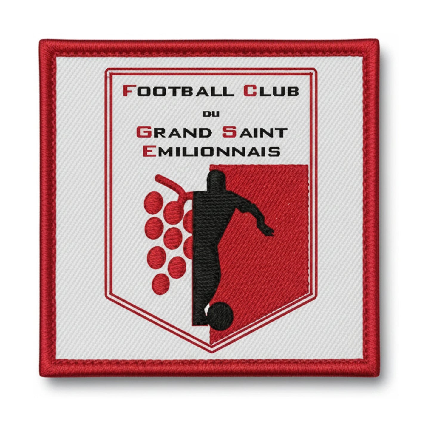 Patch brodé F.C. DU GRAND SAINT EMILIONNAIS Football logo