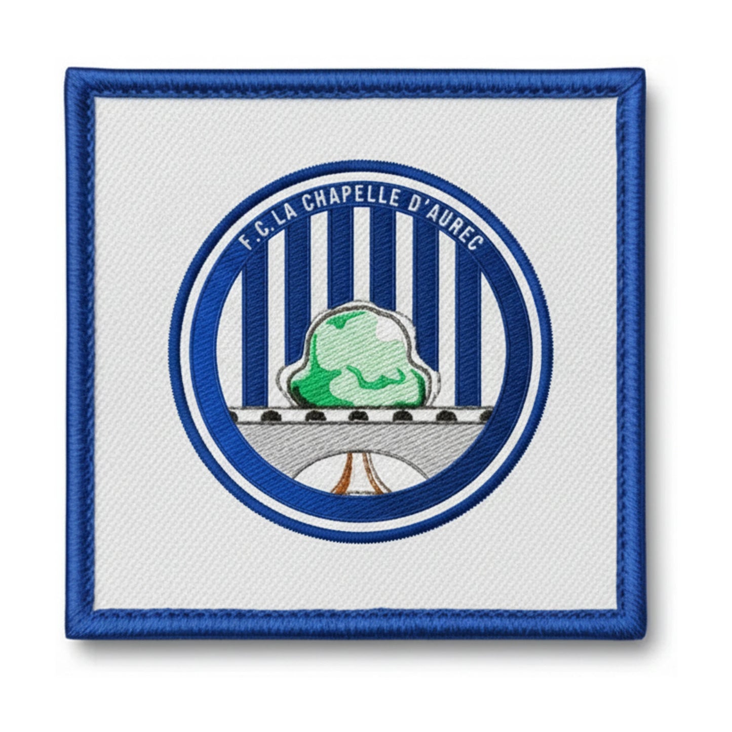 Patch brodé F.C. DE LA CHAPELLE D'AUREC Football logo