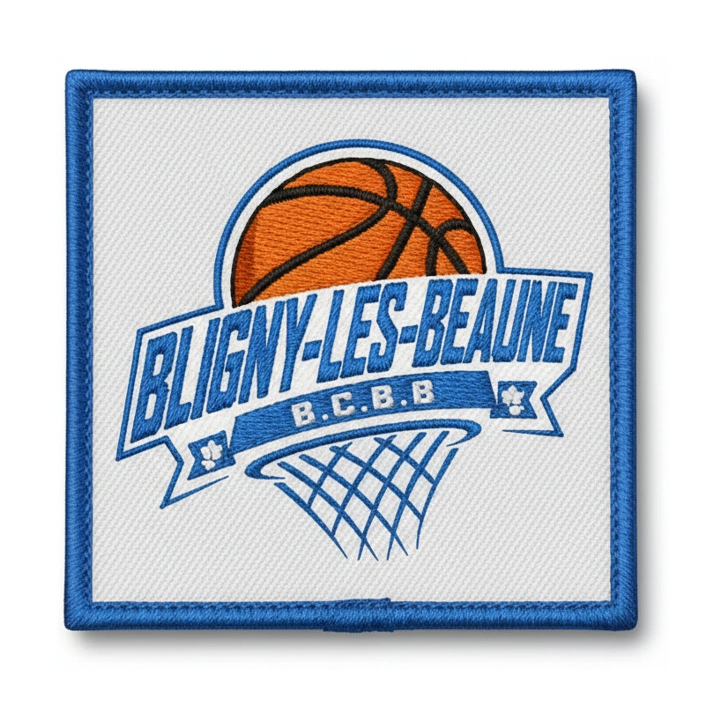 Patch brodé Basket Club Bligny les Beaune Basketball logo
