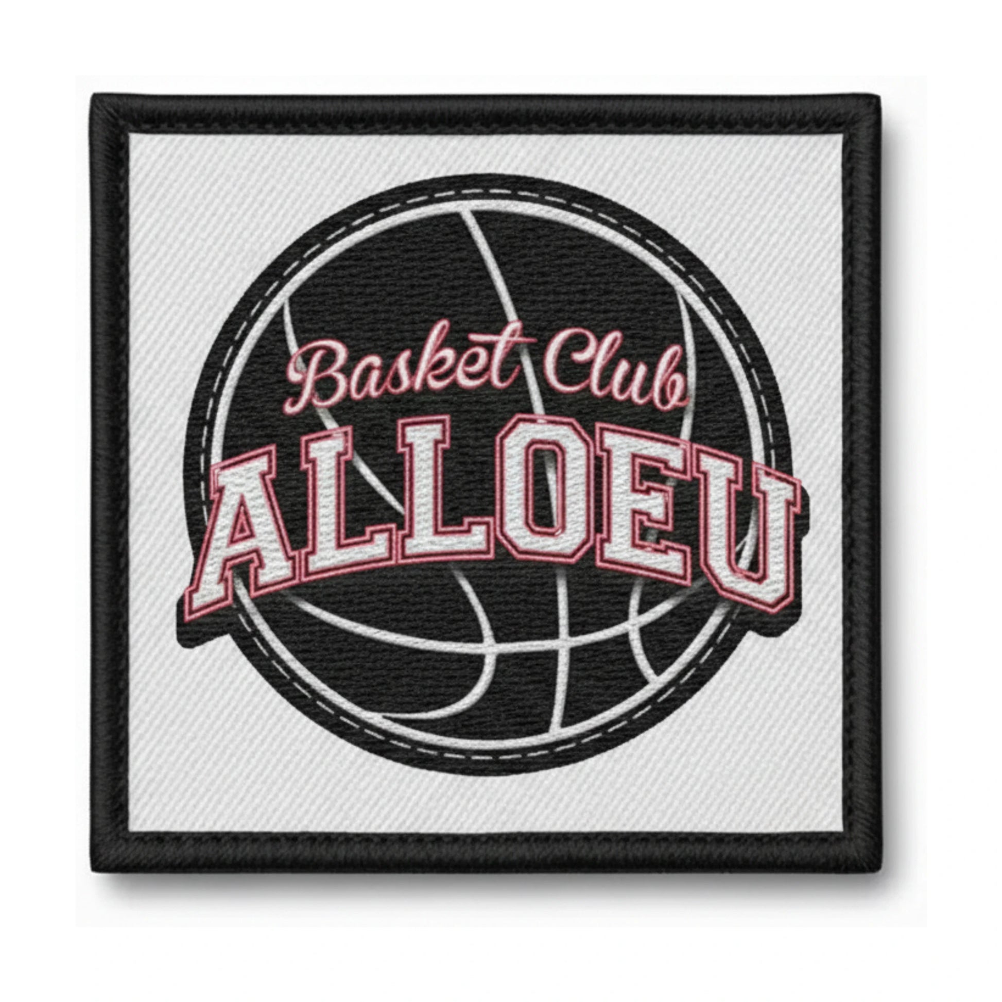 Patch brodé Alloeu Basket Club Basketball logo