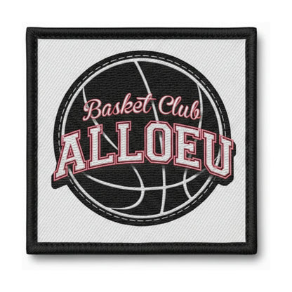 Patch brodé Alloeu Basket Club Basketball logo