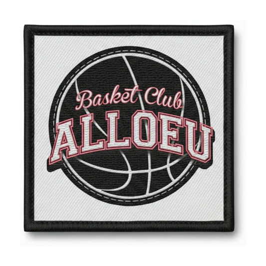 Patch brodé Alloeu Basket Club Basketball logo