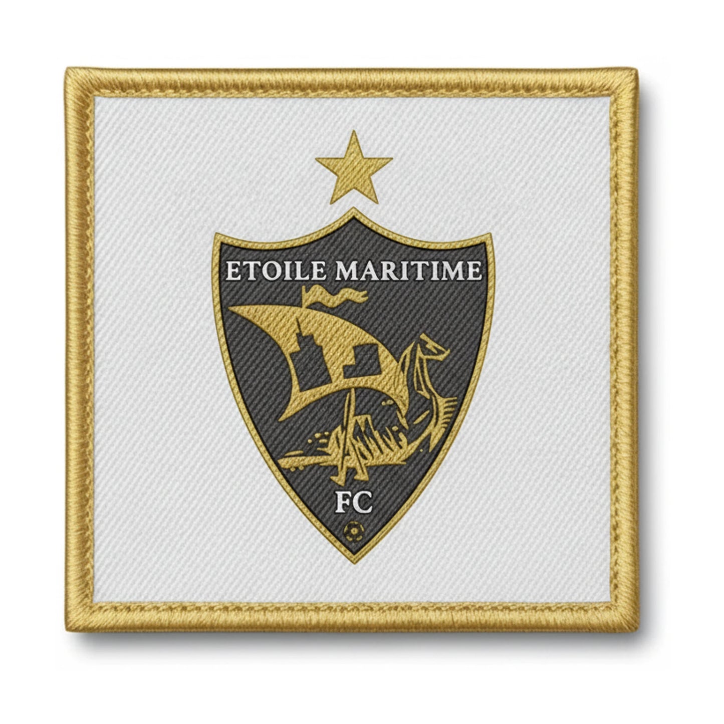 Patch brodé ETOILE MARITIME F.C. Football logo