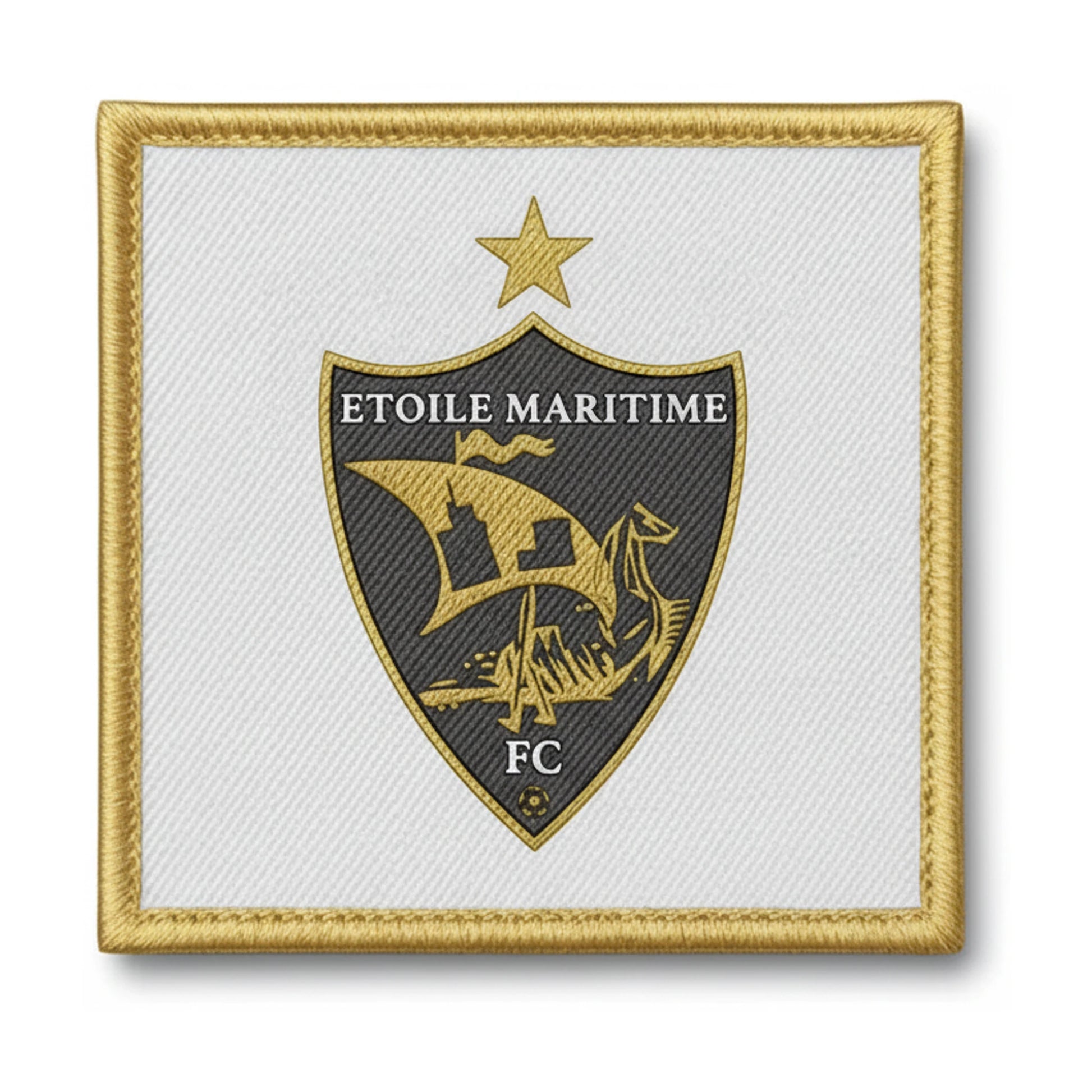 Patch brodé ETOILE MARITIME F.C. Football logo