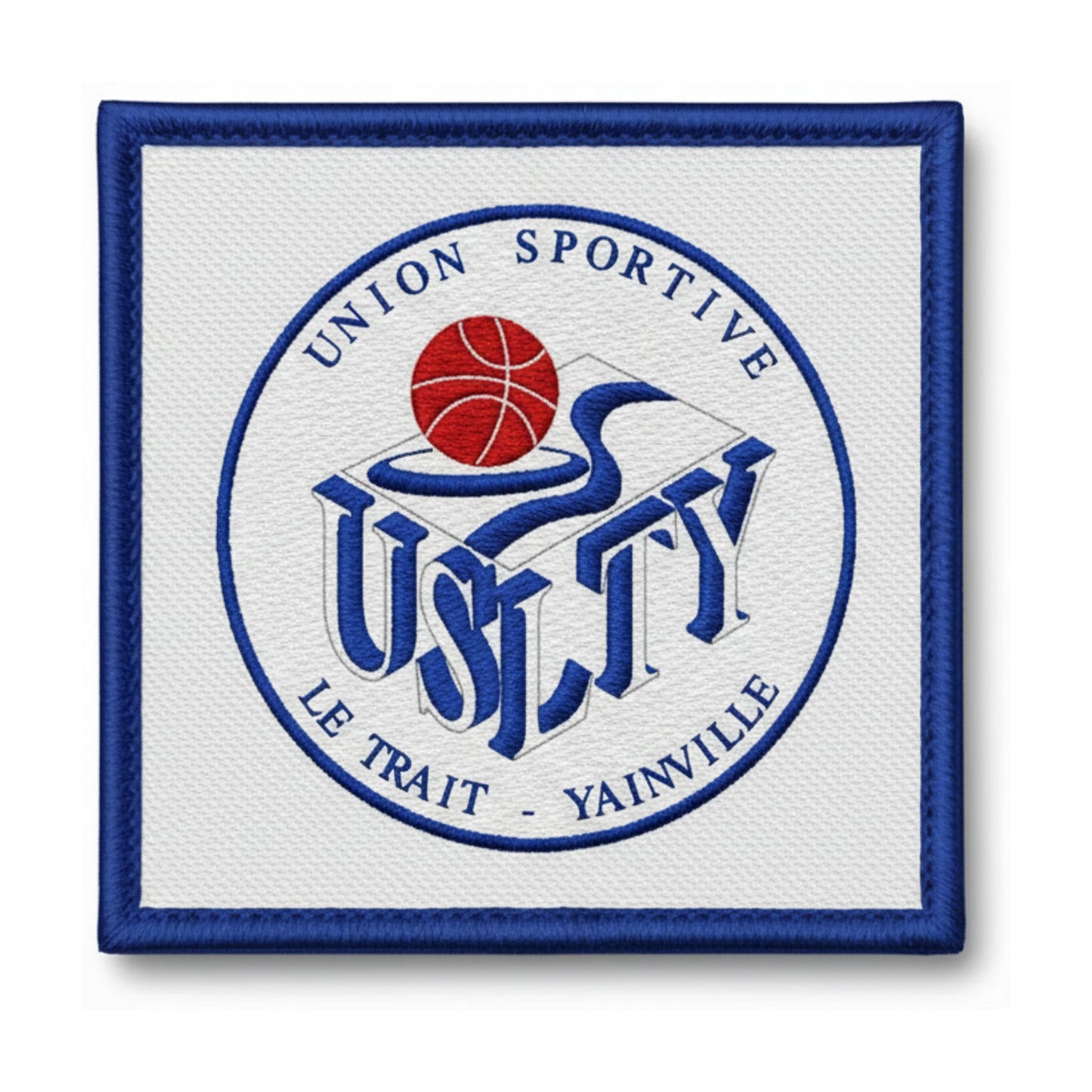 Patch brodé Union Sportive le Trait Yainvill Basketball logo