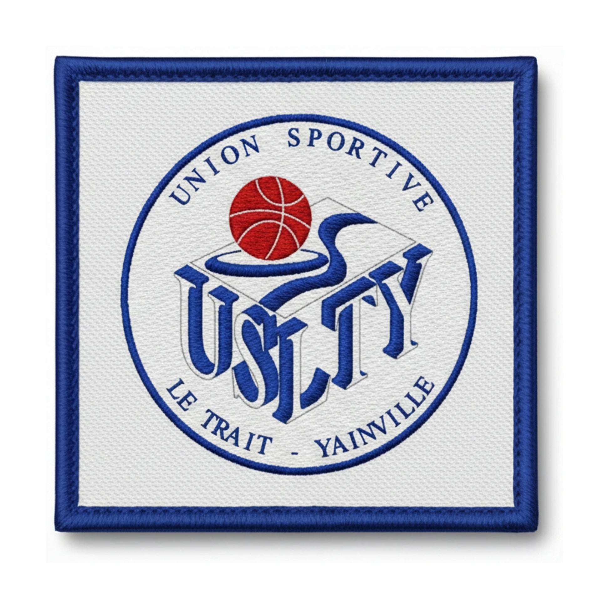 Patch brodé Union Sportive le Trait Yainvill Basketball logo