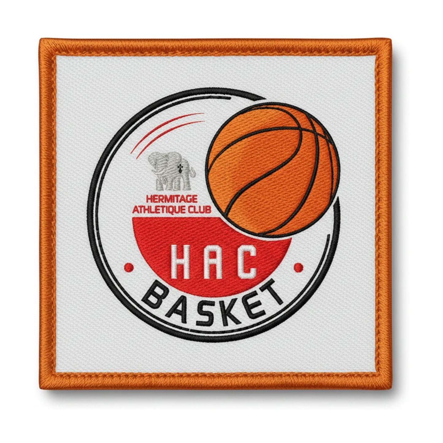 Patch brodé L'Hermitage Ac Basketball logo