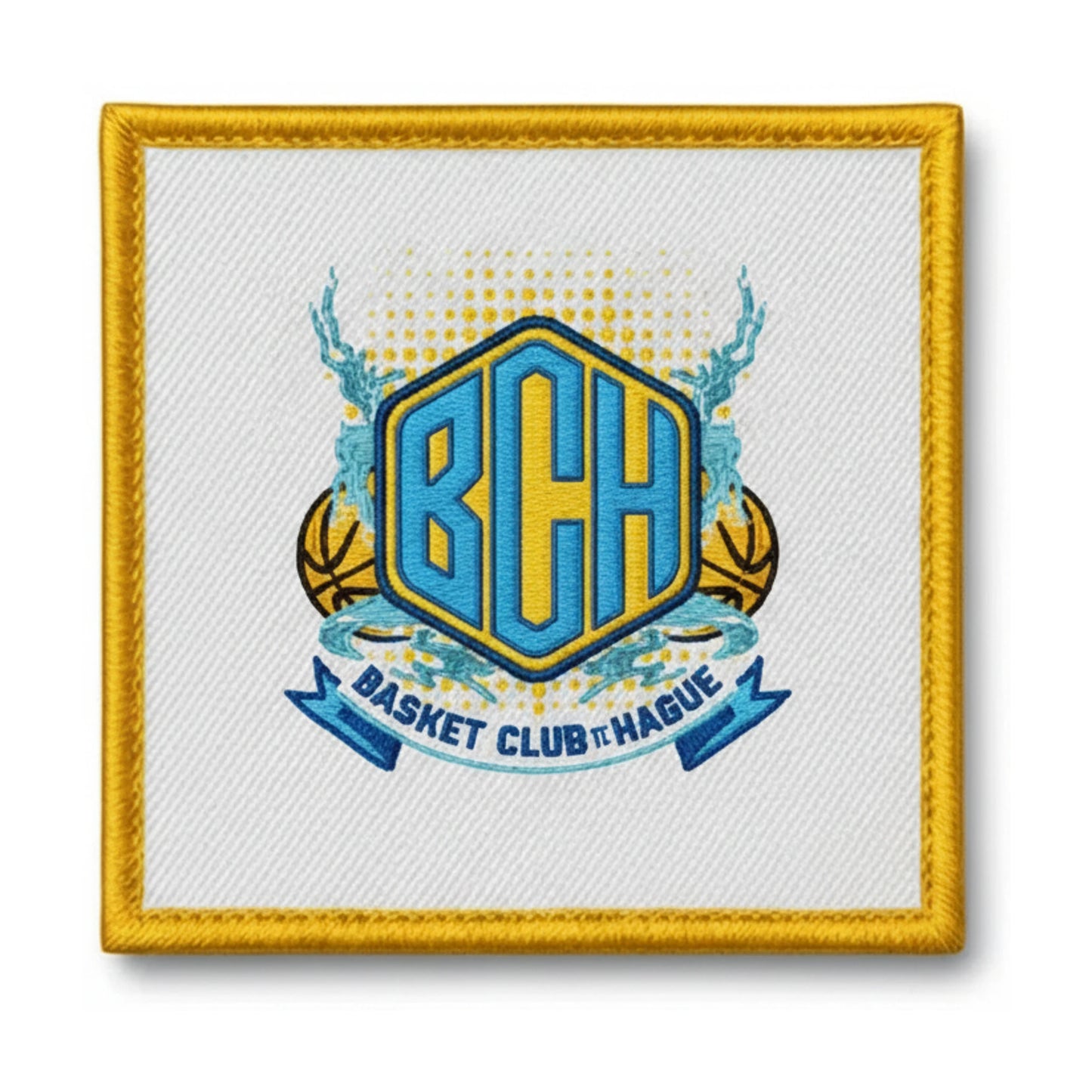 Patch brodé Assun Basket Club de La Hague Basketball logo