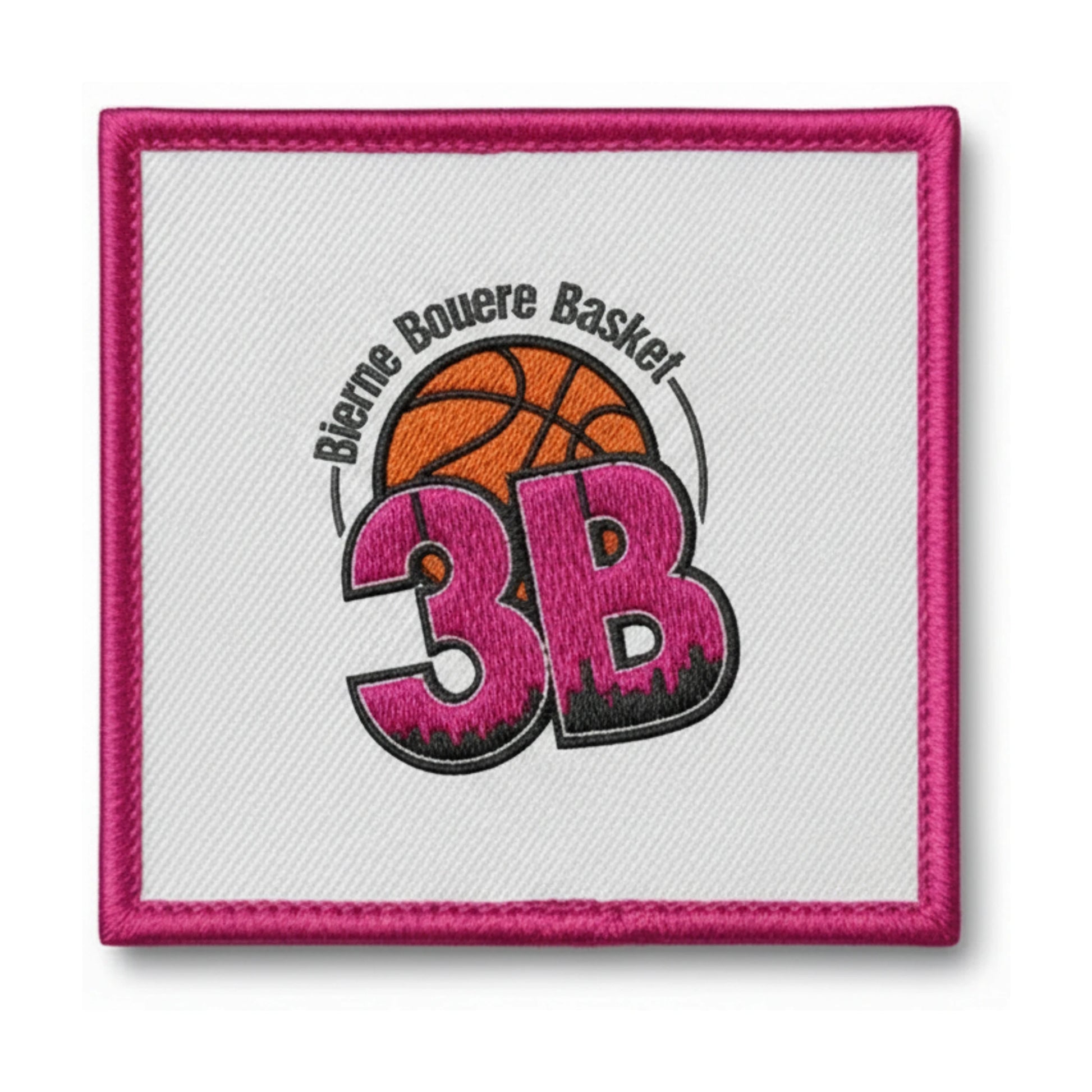 Patch brodé Bierné Bouère Basket Basketball logo