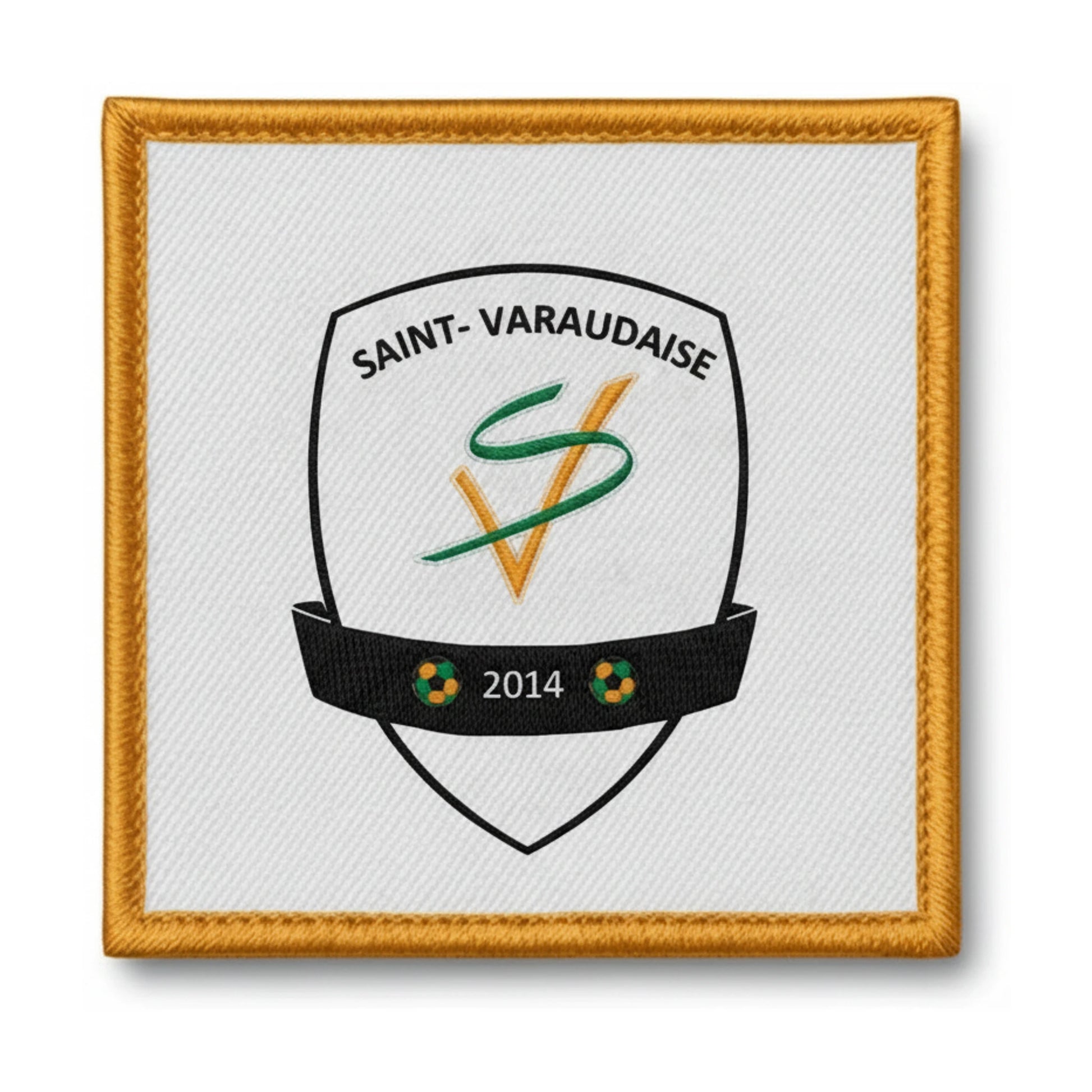 Patch brodé GROUPEMENT DE JEUNES SAINT VARAUDAISE Football logo