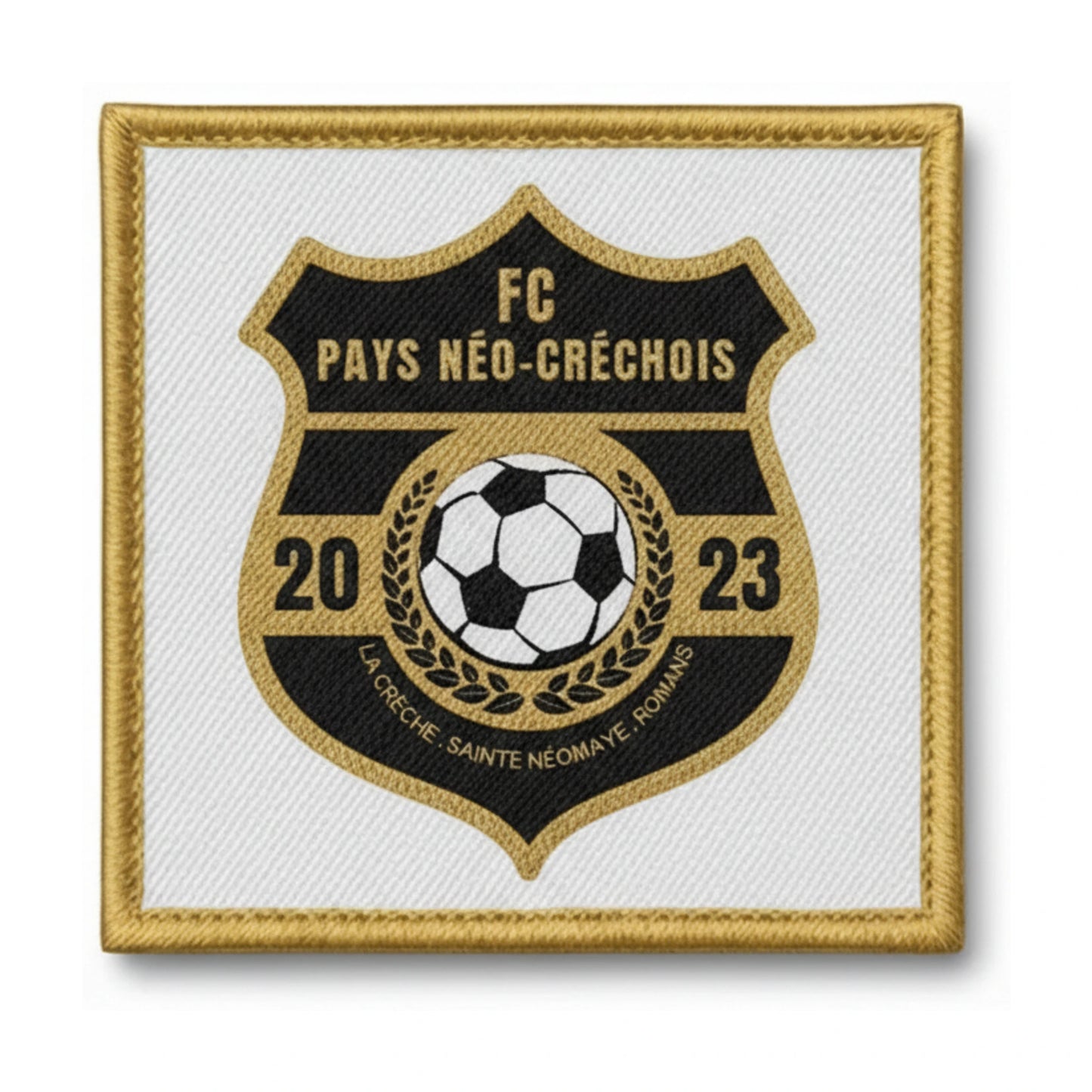 Patch brodé PAYS NÉO-CRÉCHOIS FOOTBALL CLUB Football logo