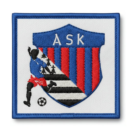 Patch brodé A.S. KERNEVEL Football logo