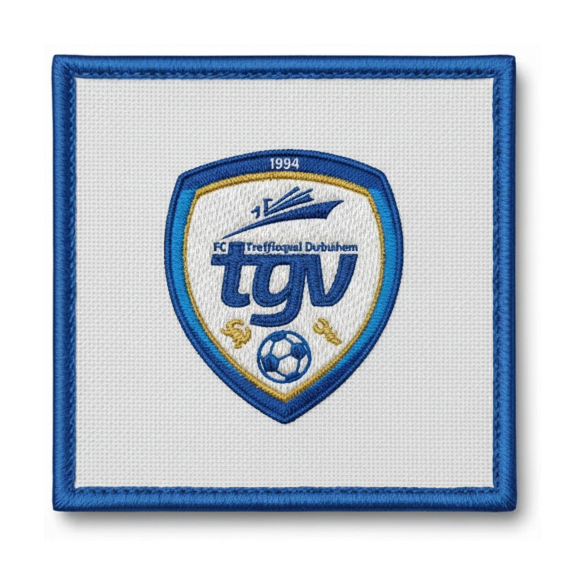 Patch brodé TREFFIAGAT GUILVINEC FOOTBALL CLUB Football logo