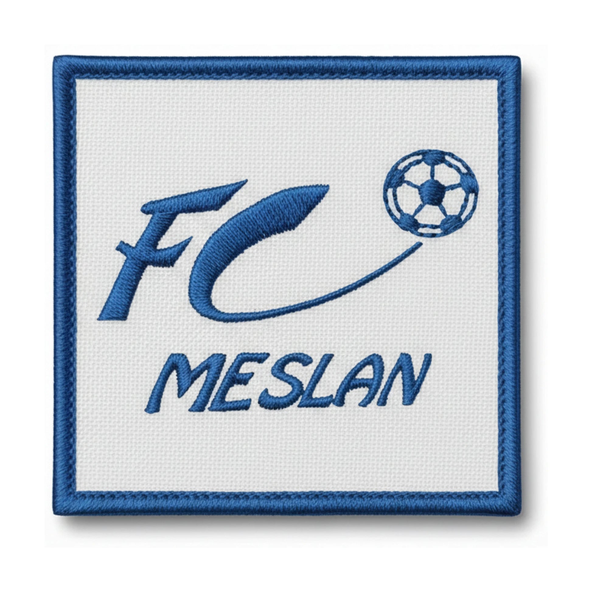 Patch brodé F.C. MESLAN Football logo