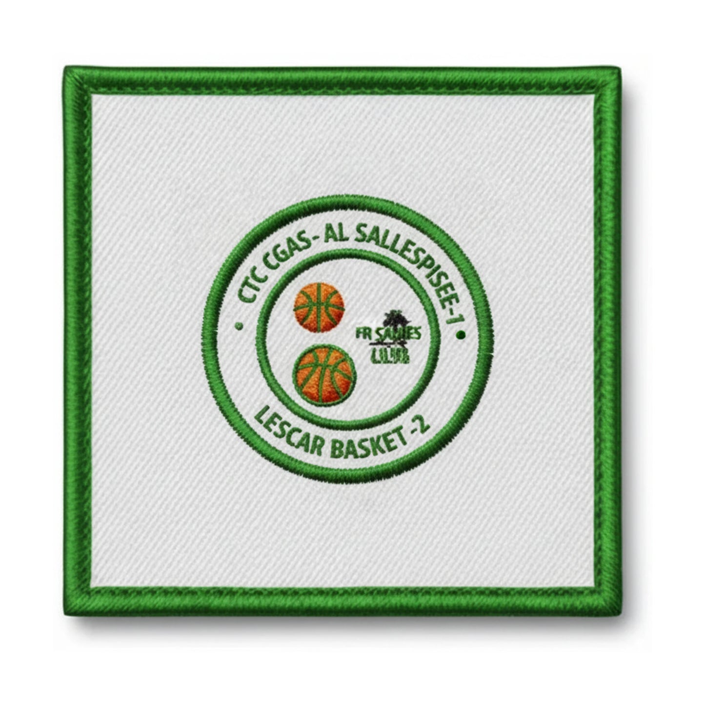Patch brodé AL Sallespisse Basketball logo