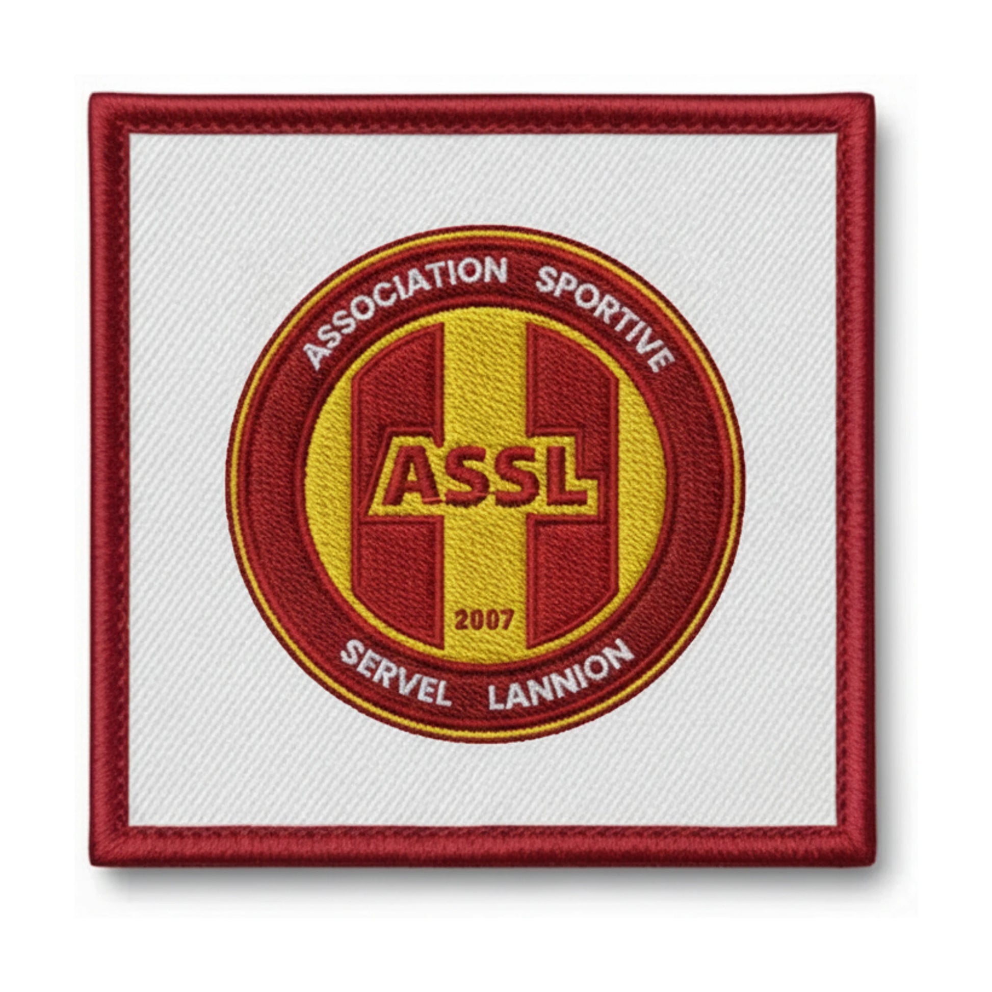 Patch brodé A. S.  SERVEL LANNION Football logo