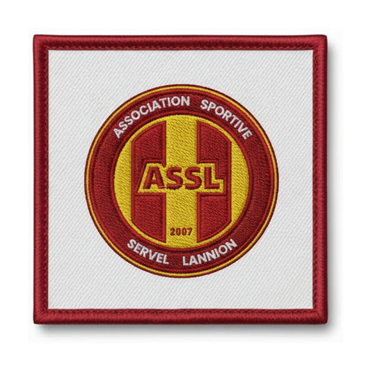 Patch brodé A. S.  SERVEL LANNION Football logo