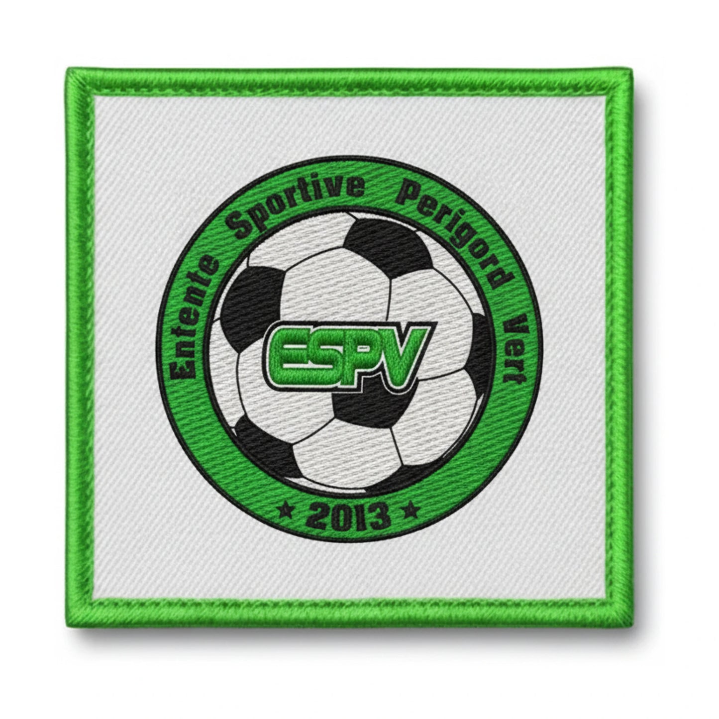 Patch brodé E.S. PERIGORD VERT Football logo