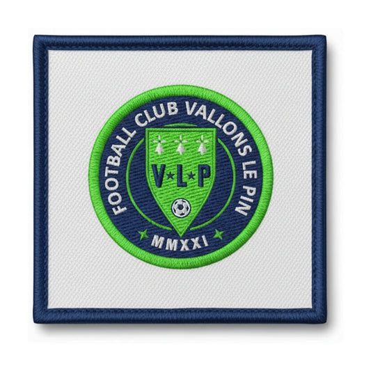 Patch brodé FOOTBALL CLUB VALLONS LE PIN Football logo
