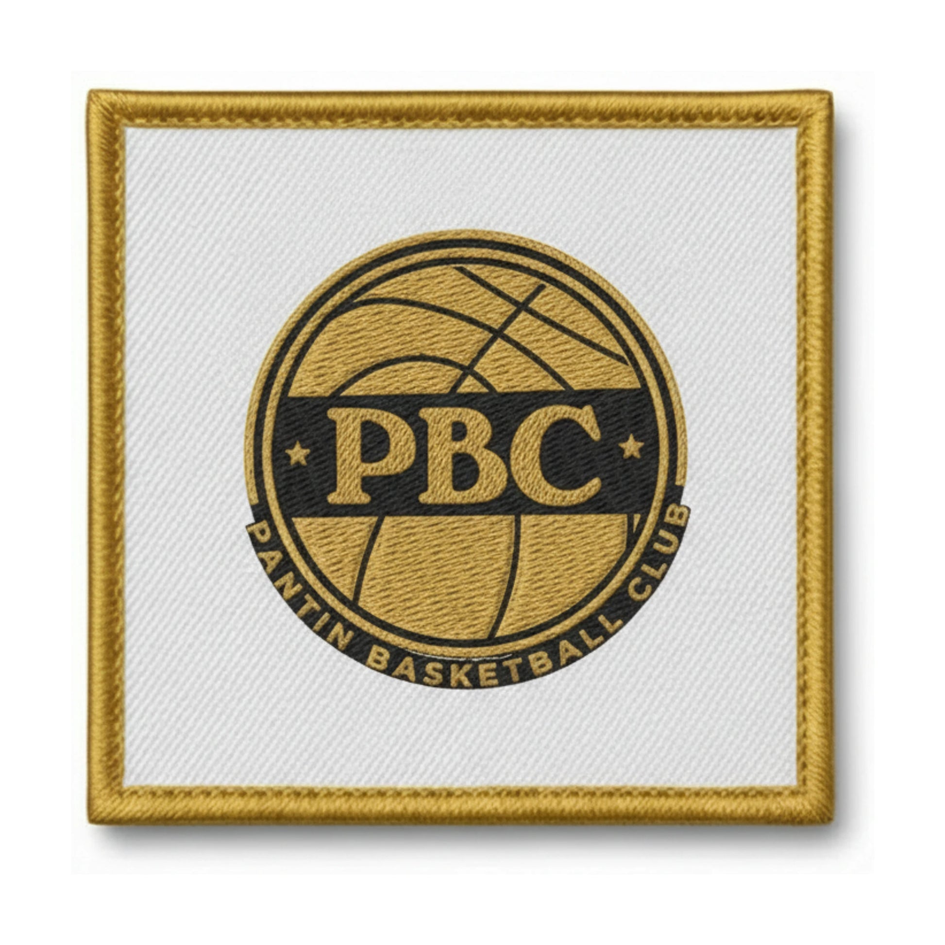 Patch brodé Pantin Basket Club Basketball logo