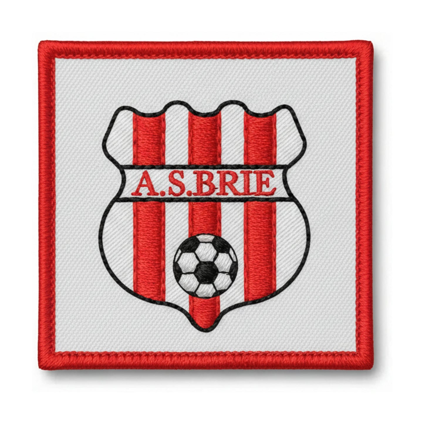 Patch brodé A.S. BRIE Football logo