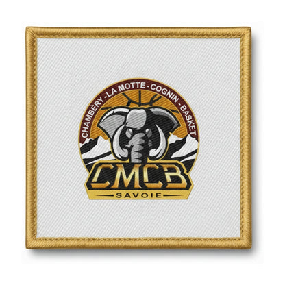 Patch brodé Chambery la Motte Cognin Basket Savoie Basketball logo