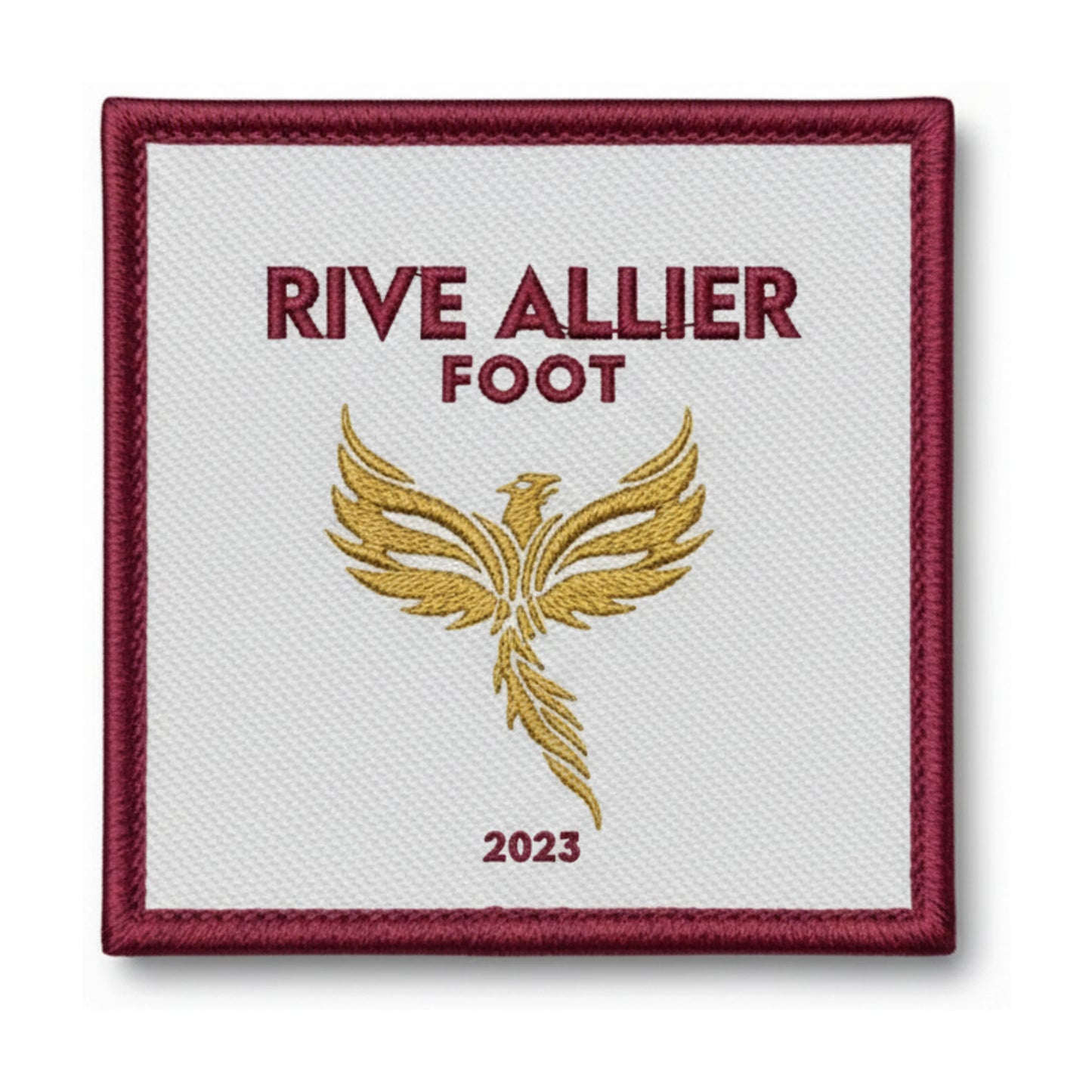 Patch brodé GJ RIVE ALLIER FOOT Football logo