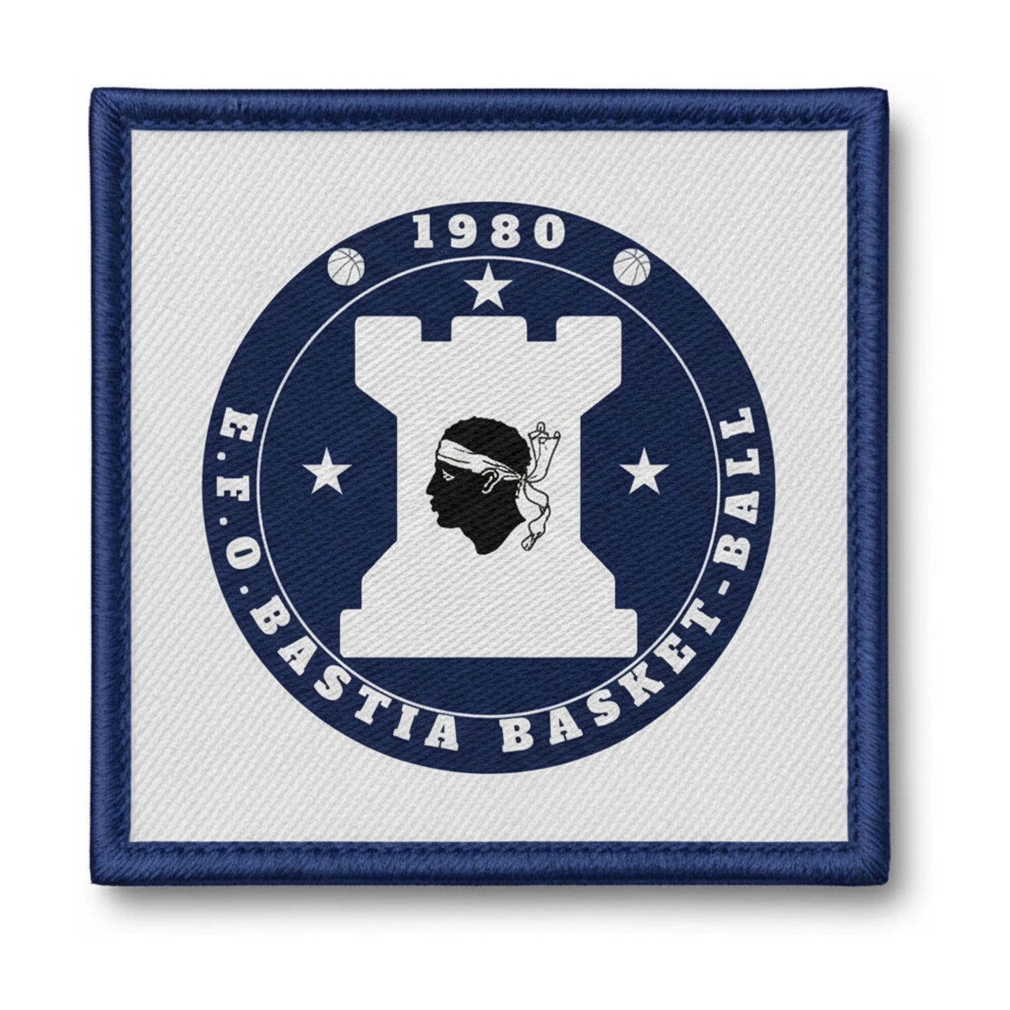 Patch brodé Etoile Filante O Bastia Bb Basketball logo
