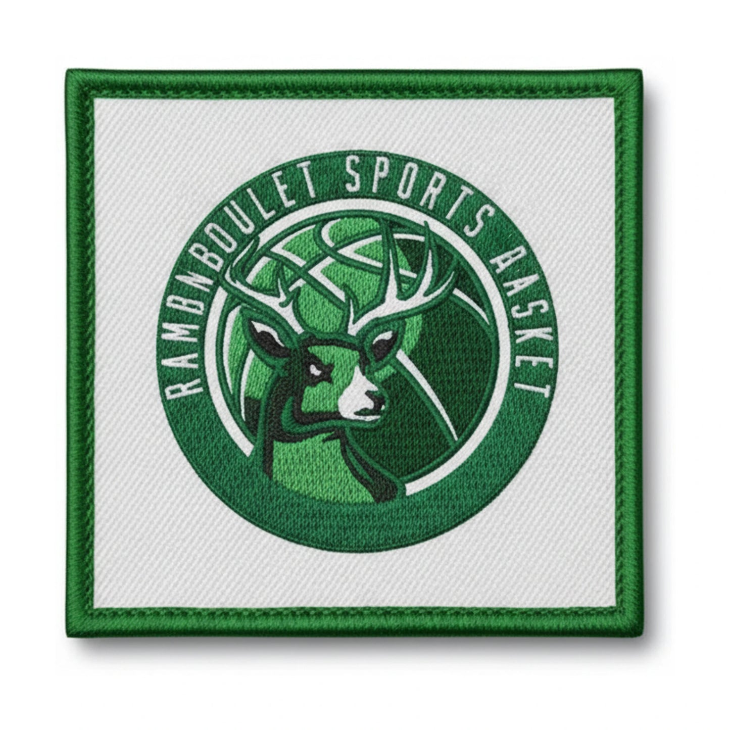 Patch brodé Rambouillet Sports Basketball logo