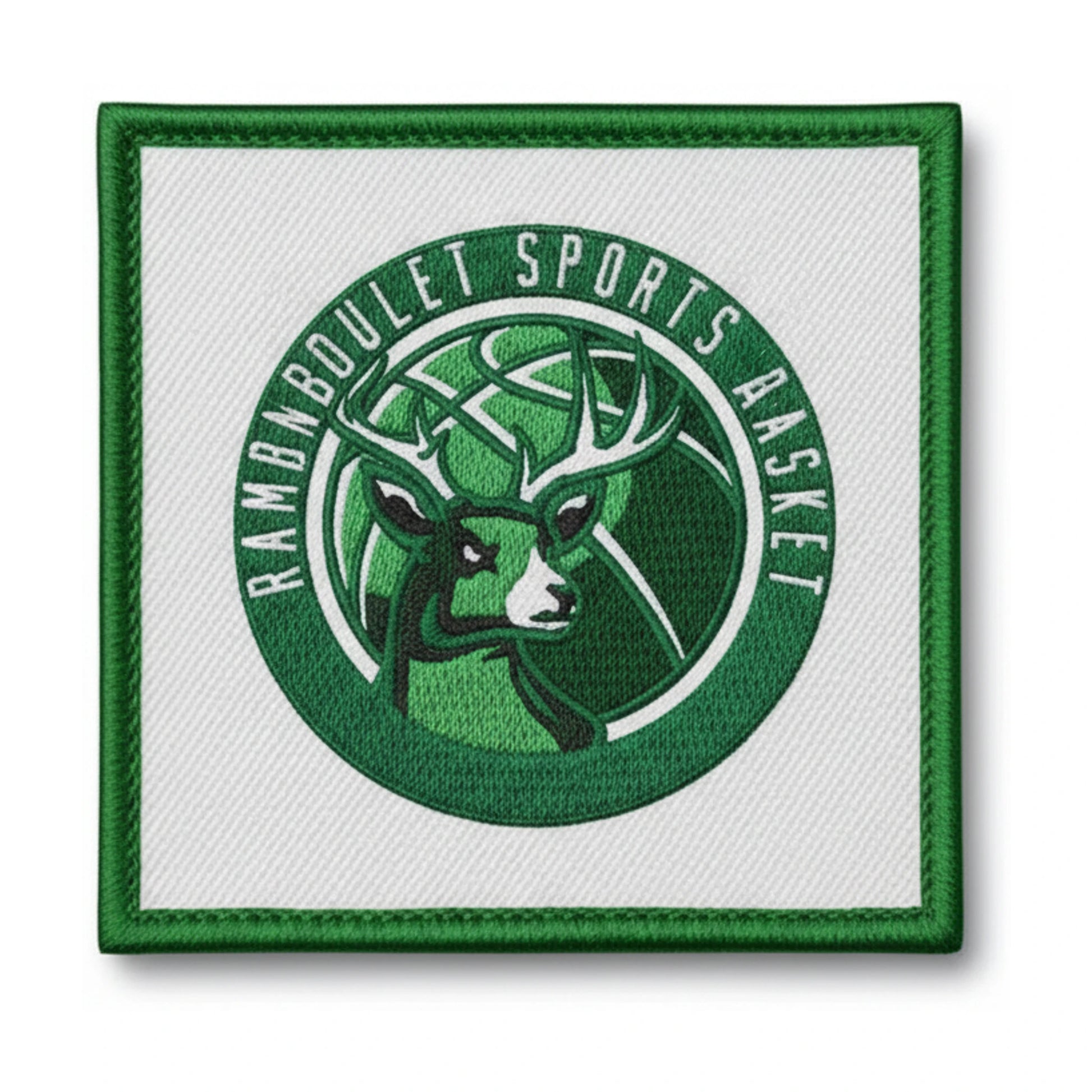 Patch brodé Rambouillet Sports Basketball logo