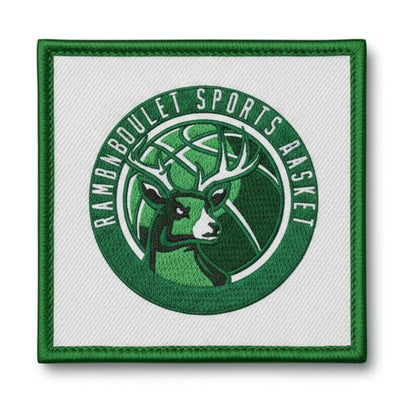 Patch brodé Rambouillet Sports Basketball logo