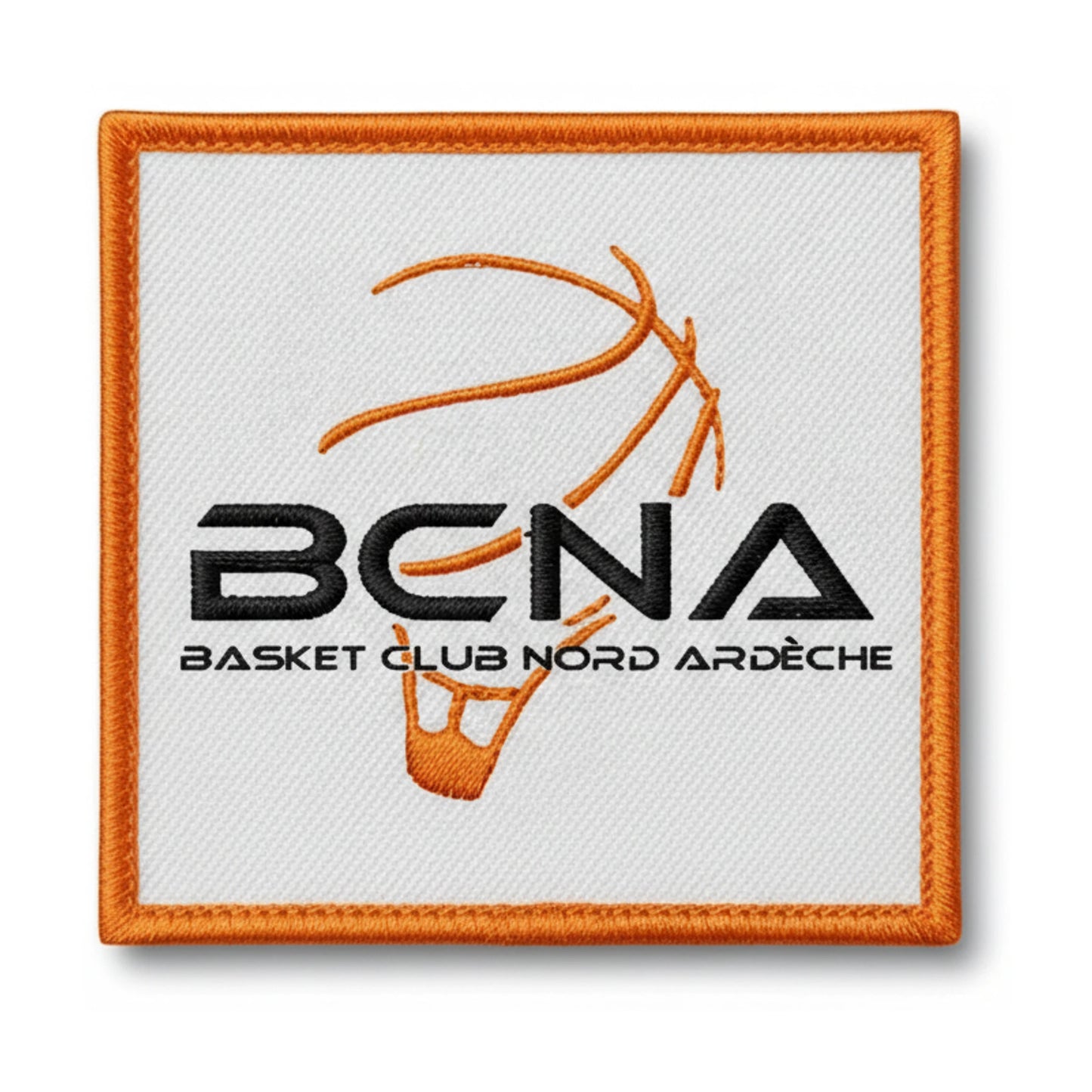 Patch brodé Basket Club Nord Ardeche Basketball logo