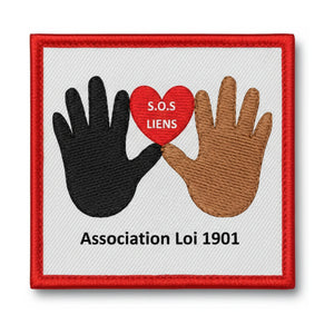 Patch brodé SOS LIENS Football logo