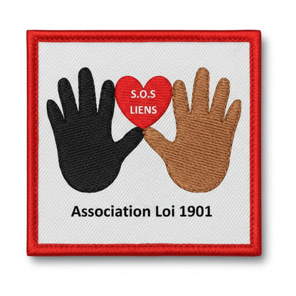 Patch brodé SOS LIENS Football logo