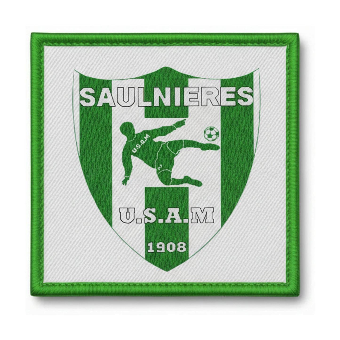 Patch brodé U.S.AM. SAULNIERES Football logo