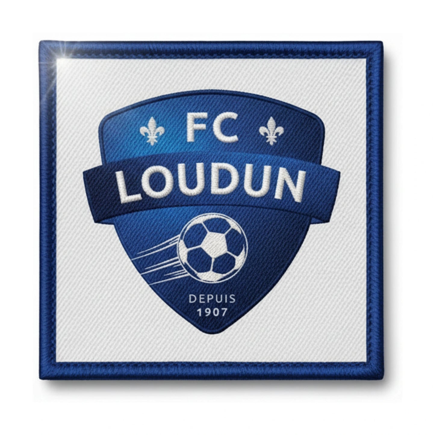 Patch brodé FC Loudun Football logo