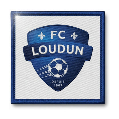 Patch brodé FC Loudun Football logo