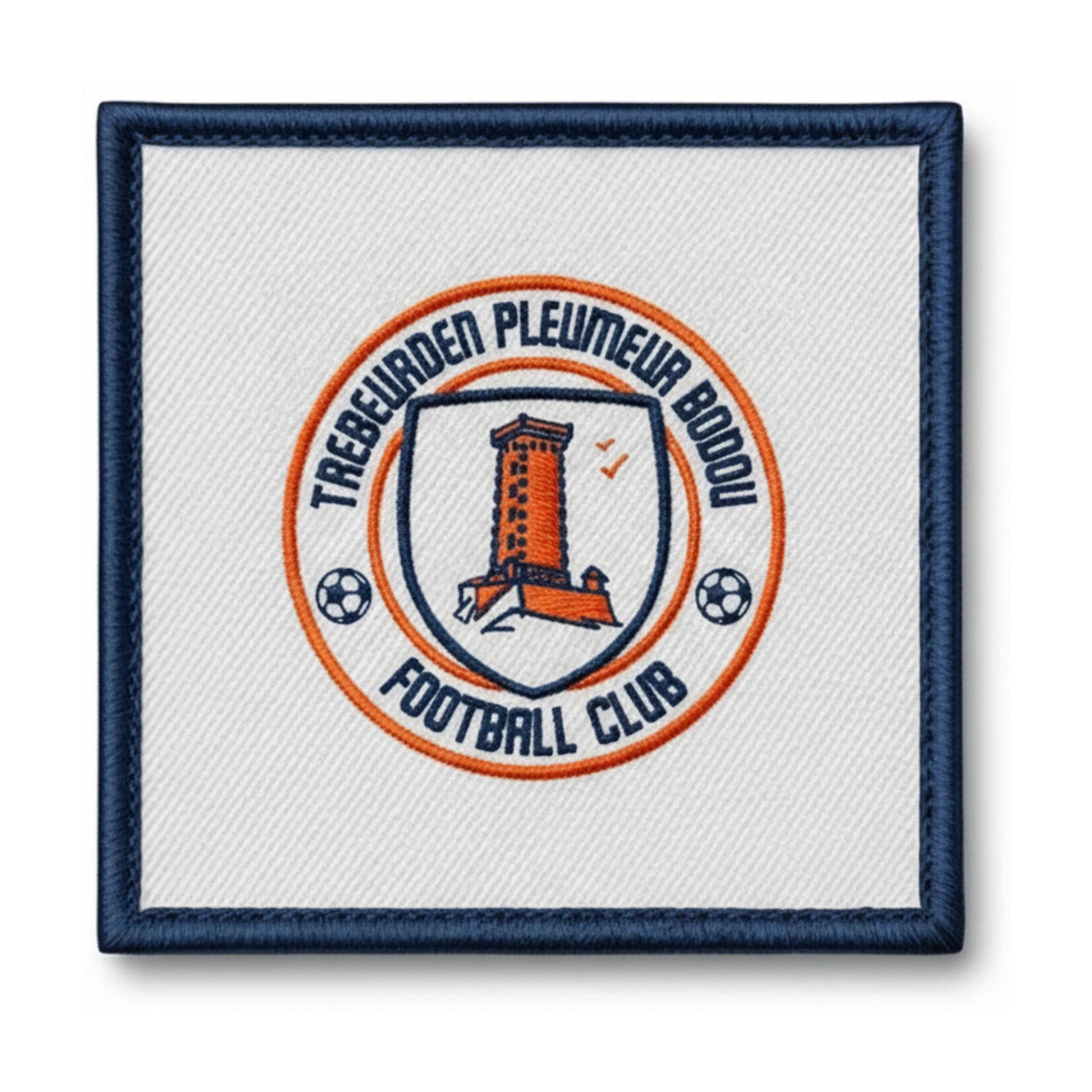 Patch brodé F. C. TREBEURDEN PLEUMEUR BODOU Football logo