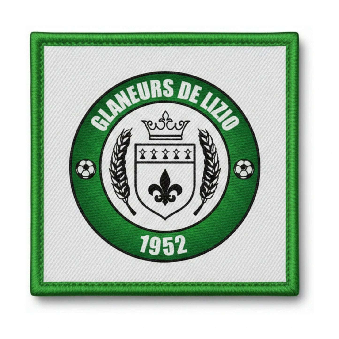 Patch brodé LES GLANEURS DE NOTRE DAME LIZIO Football logo